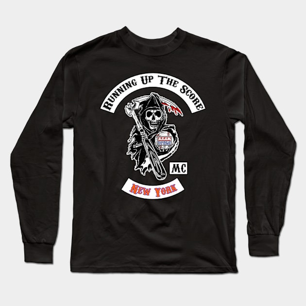 Sons of Baseball (New York M) Long Sleeve T-Shirt by RUTSSports